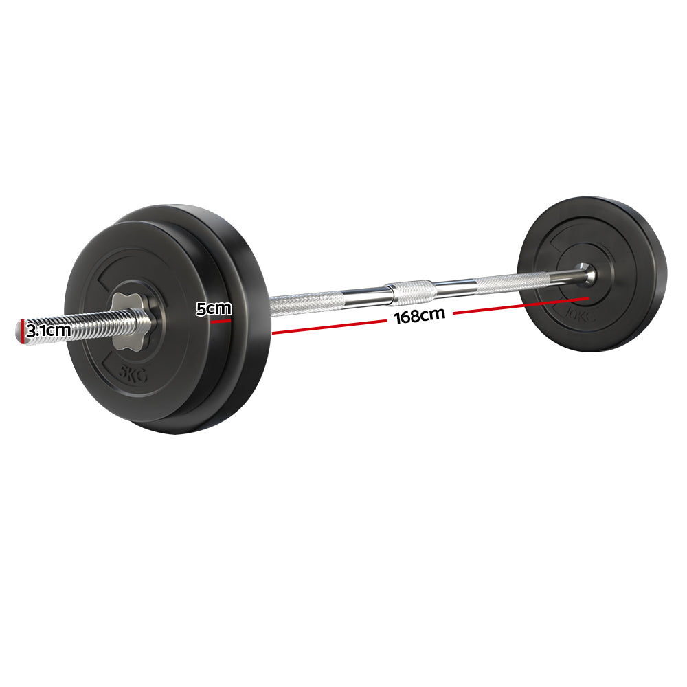 Barbell Set 38kg 168cm