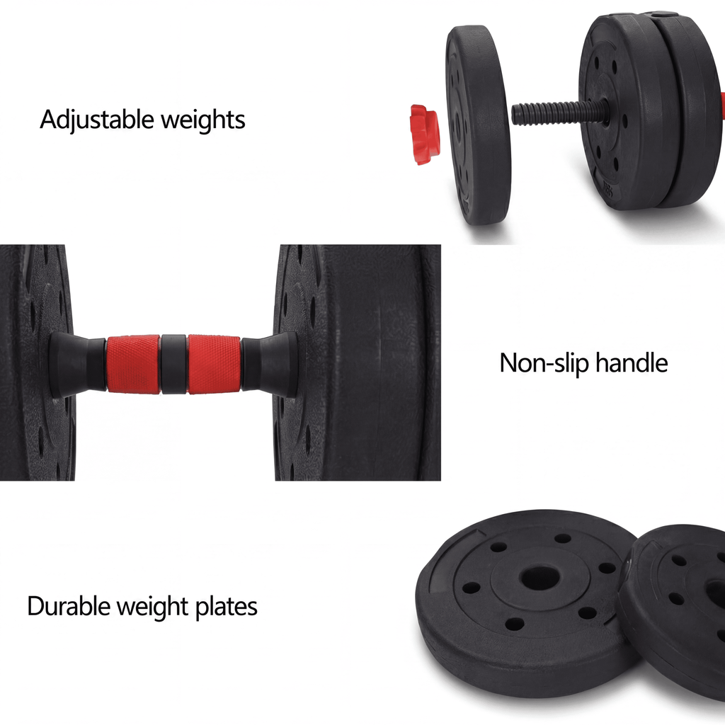 Adjustable 40kg Dumbbells Set